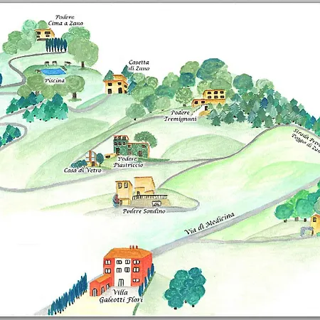 Podere Villa-apt- Mezzo By Interhome Apartamento *